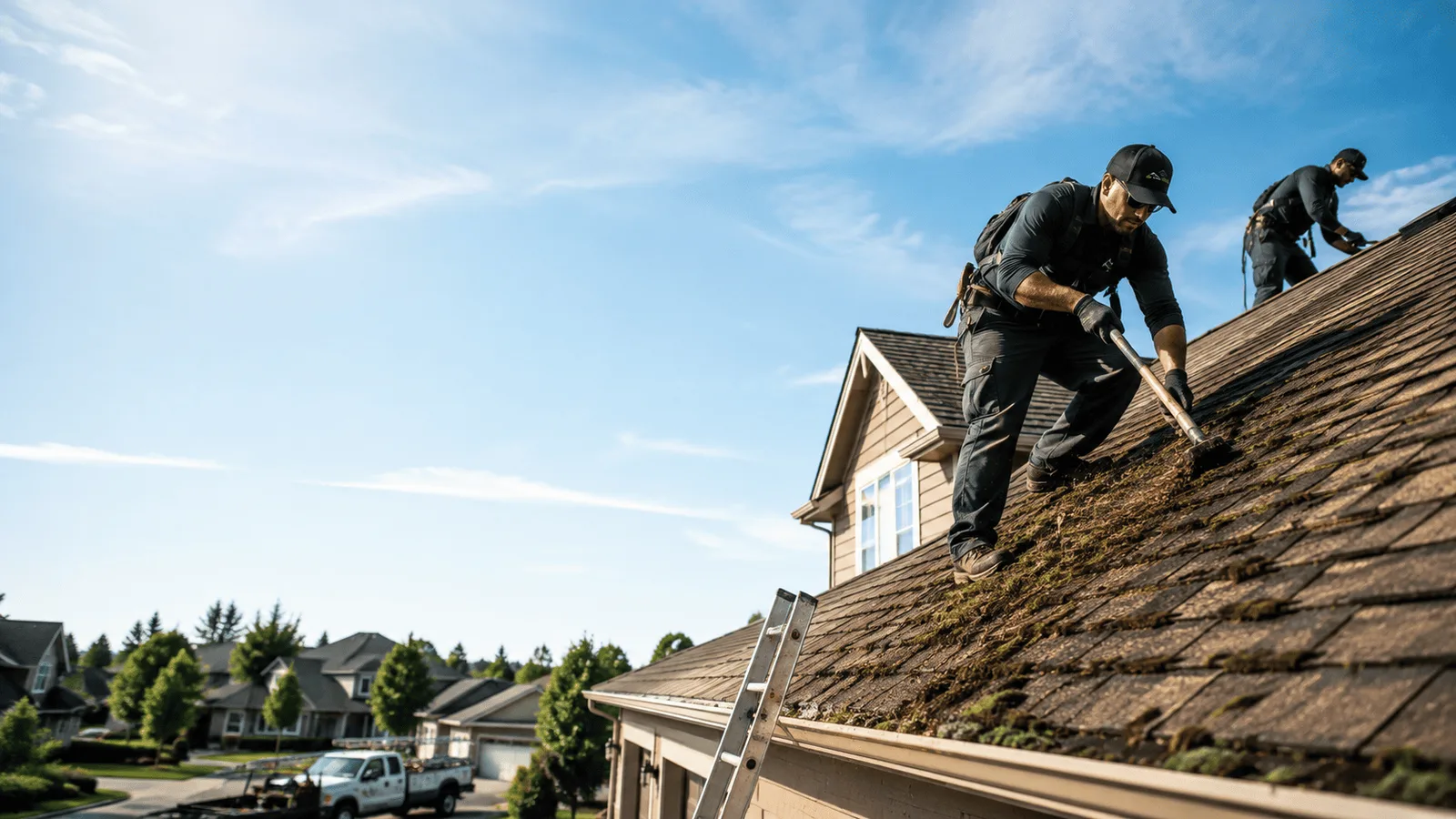 Roof Moss Removal in Steward, IL near me